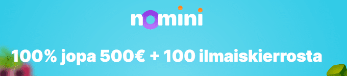 Nomini Casino – Valitse suosikki tervetuliaistarjouksesi Nomini Casinolta!